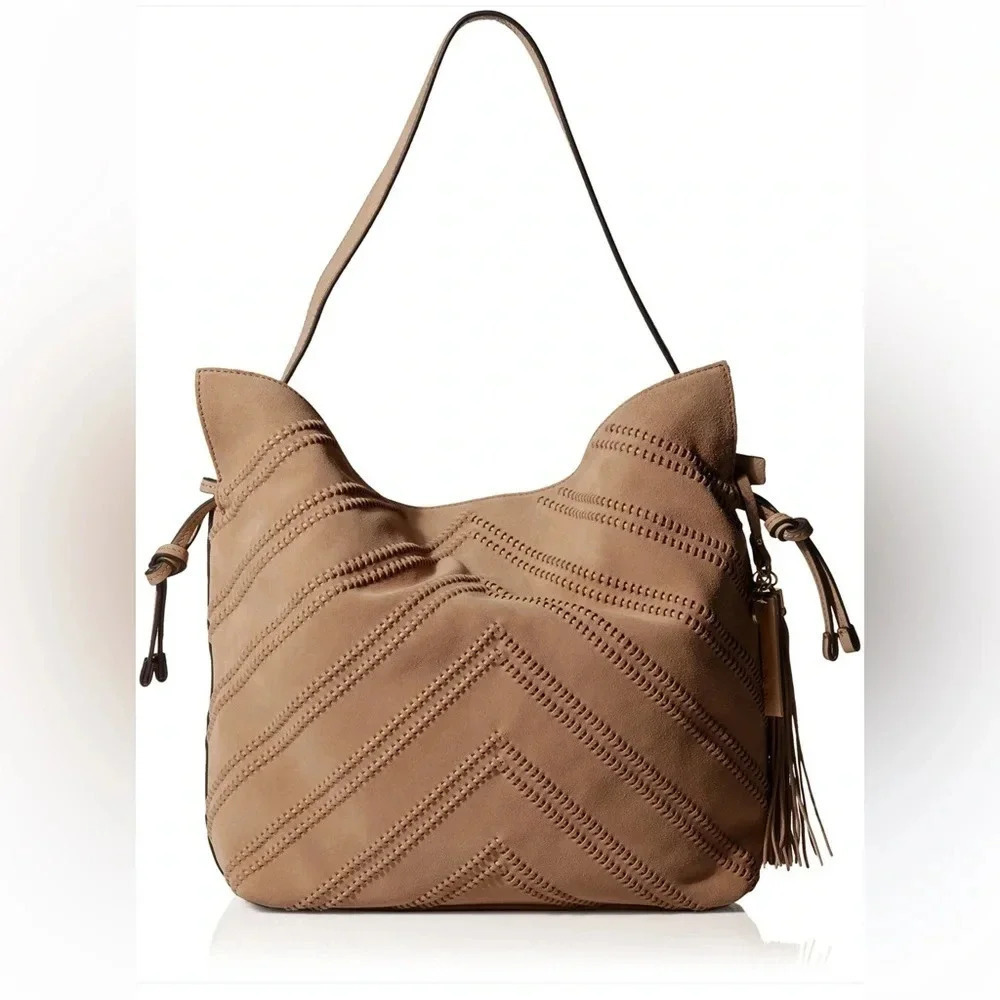 Vince Camuto Nella Hobo Shoulder Bag In Mink